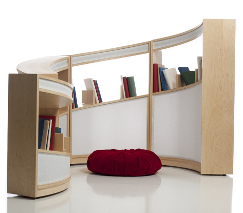 Nautilus Bookshelf by Alicia Bastian
