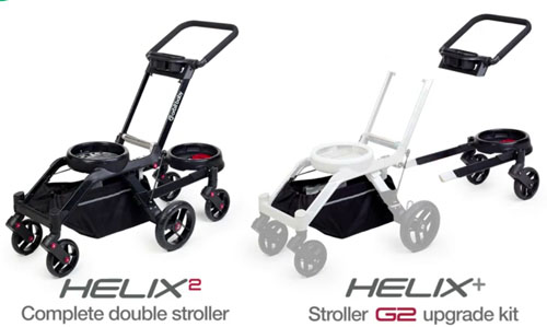 helix double stroller
