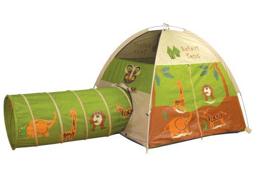 Pacific Play Tents Safari Tent and Tunnel Combo