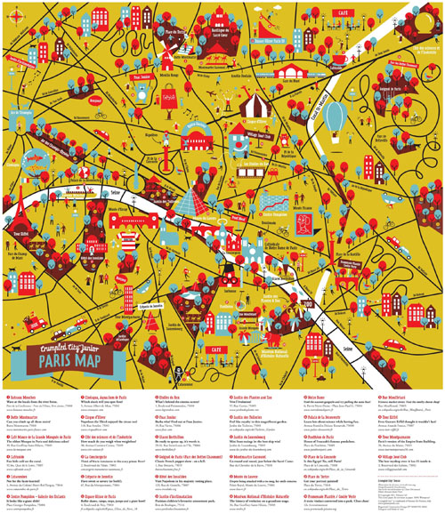 Palomar Crumpled City Junior Maps by Emanuele Pizzolorusso