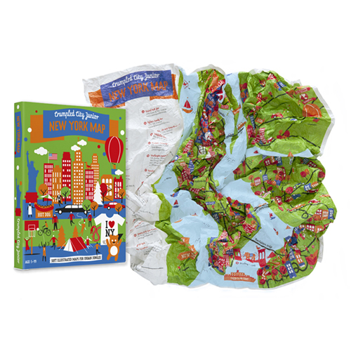 Palomar Crumpled City Junior Maps by Emanuele Pizzolorusso