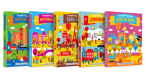 Palomar Crumpled City Junior Maps by Emanuele Pizzolorusso