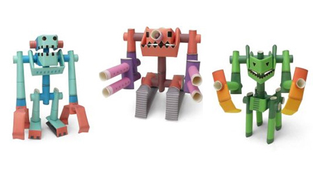 Paper Robot PIPEROID : The Playful Monsters Your Kids Will Love