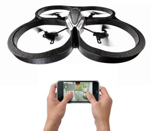 Parrot Ar.Drone Quadricopter Controlled by iPhone/iPod touch/iPad