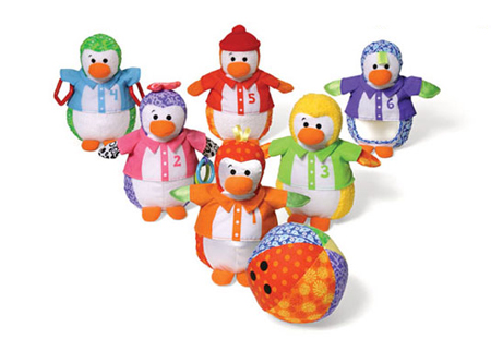 Watch Your Baby as a Master Bowler with Infantino Penguin Bowling Plush Set
