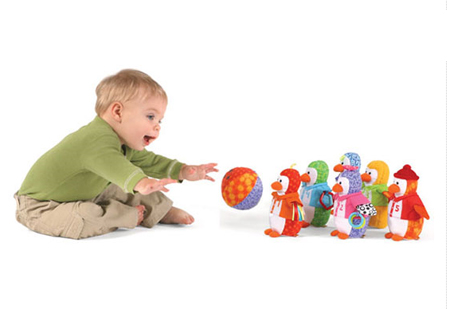 Watch Your Baby as a Master Bowler with Infantino Penguin Bowling Plush Set