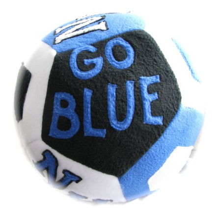 personalized giant fleece ball