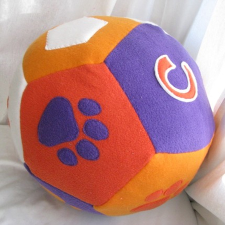 personalized giant fleece ball