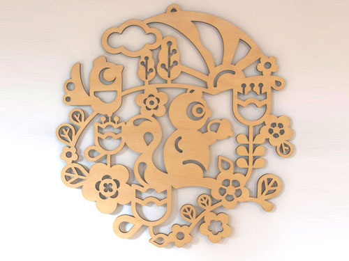 Retro Folk Art Wall Hangings by Jo Melrose Design