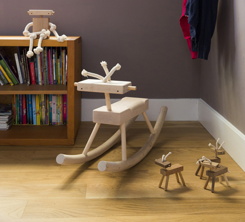 Robot Monkey Rocking Horse by Monroe Workshop