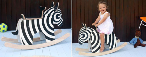 Rocking Zebra by NewMakers