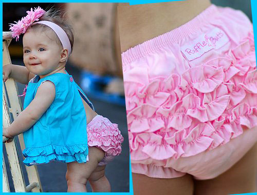 Cute and Adorable RuffleButt Panty or Diaper cover