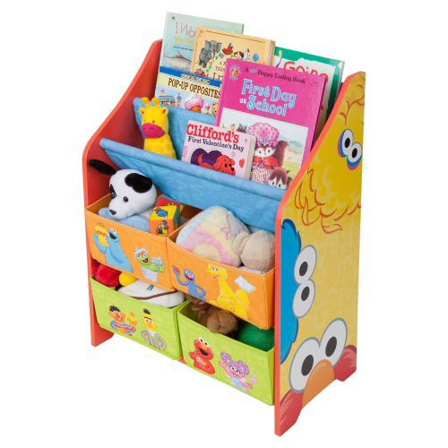 Sesame Street Book and Toy Organizer