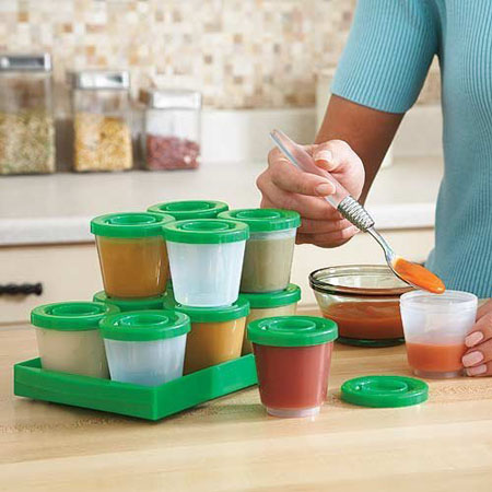 Stay-Fresh Baby Food Containers 12 Pack