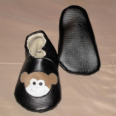 stylish childrens fancy monkey shoes