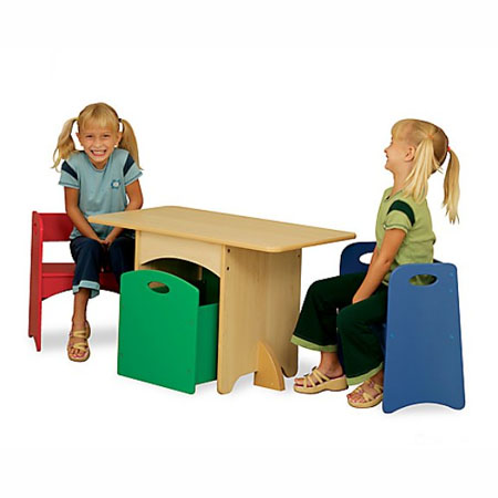 primary table and bench set