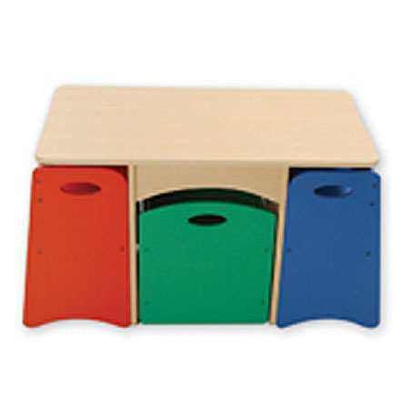 primary table and bench set