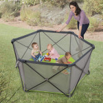 Foldable Summer Infant Pop 'n Play Portable Playard With Waterproof Floor and Metal Frame