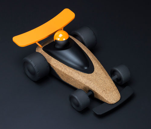 Sustainable RC Vehicle Toys Made from Cork by V2 Studios