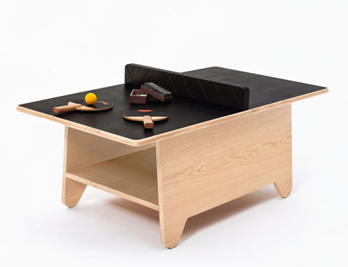 Table Tennis Coffee Table by Huzi Design