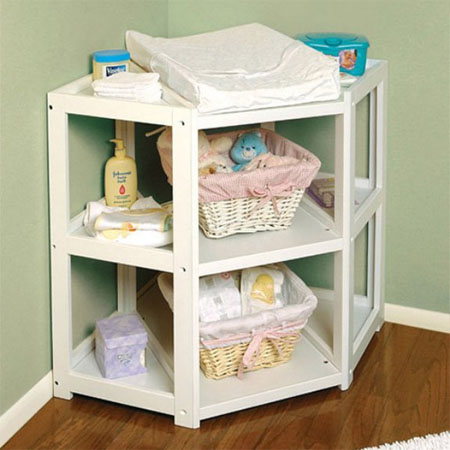 The Diaper Corner Features Various Functionalities And Enhance The Room Decor