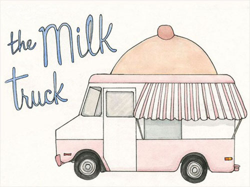 The Milk Truck by Jill Miller