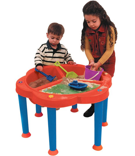 sand and water play table