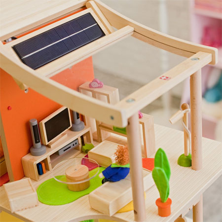 Hape Bamboo Sunshine Dollhouse