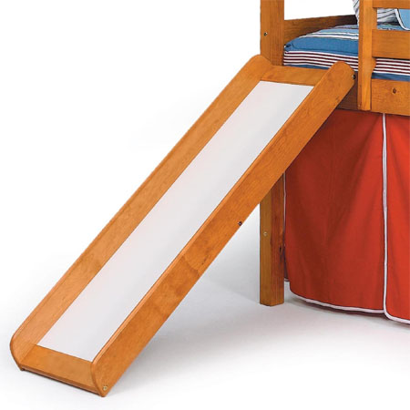 the twin loft bed with slide