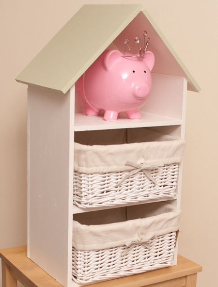 three storied dollhouse shelf