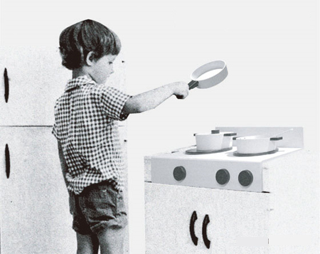 wooden kids toy kitchen set