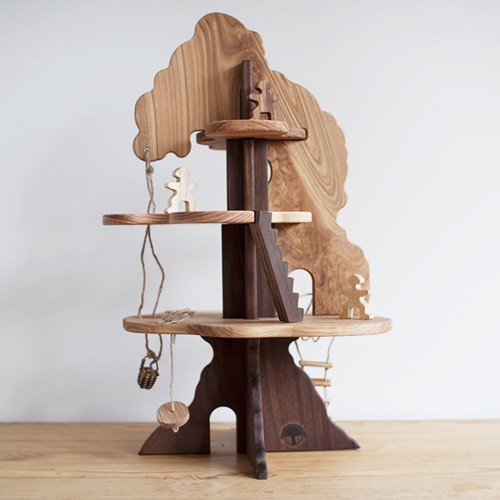 Wooden Tree House Toy